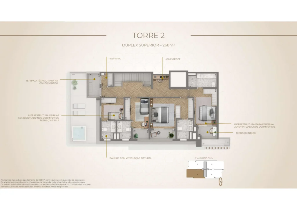 268 m² (Duplex Superior)