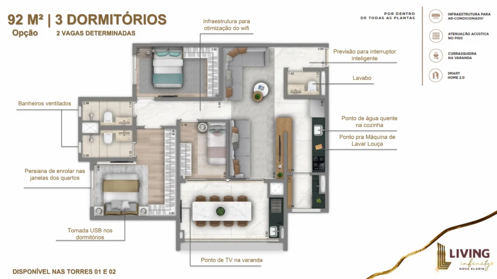 92 m² (opção)