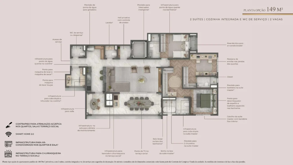 149 m² (Planta Opção)