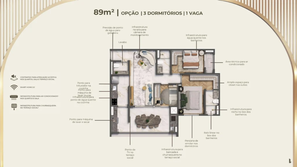 89 m² (opção)