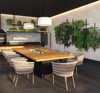 Ilustração Churrasqueira