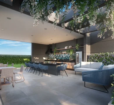 Ilustração Churrasqueira