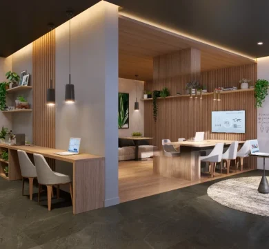 Ilustração Coworking