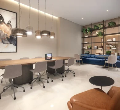 Ilustração Coworking