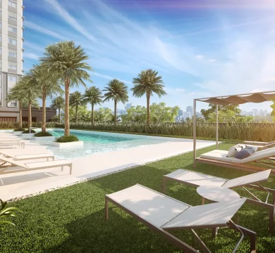 Ilustração Pool Garden