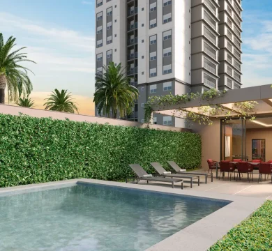 Ilustração Private Pool House Externa