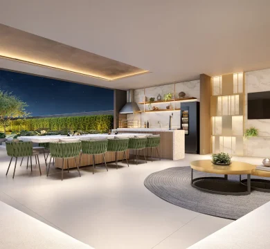 Ilustração Private Pool House - Interna