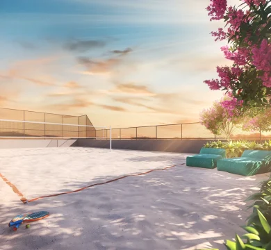 Ilustração Quadra de Areia