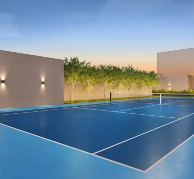 Ilustração Quadra de Tênis