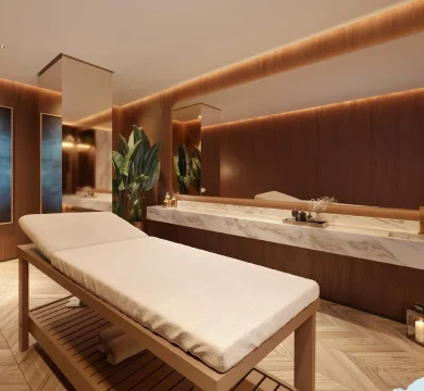 Ilustração Sala de Massagem