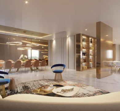 Ilustração Salão de Festas The Palm