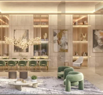 Ilustração Salão de festas