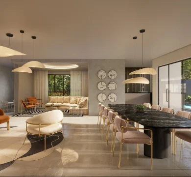 Ilustração Private Pool House - Interna