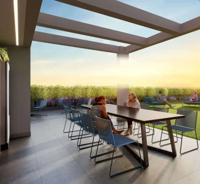 Ilustração Sky Lounge & Grill + Sky Garden